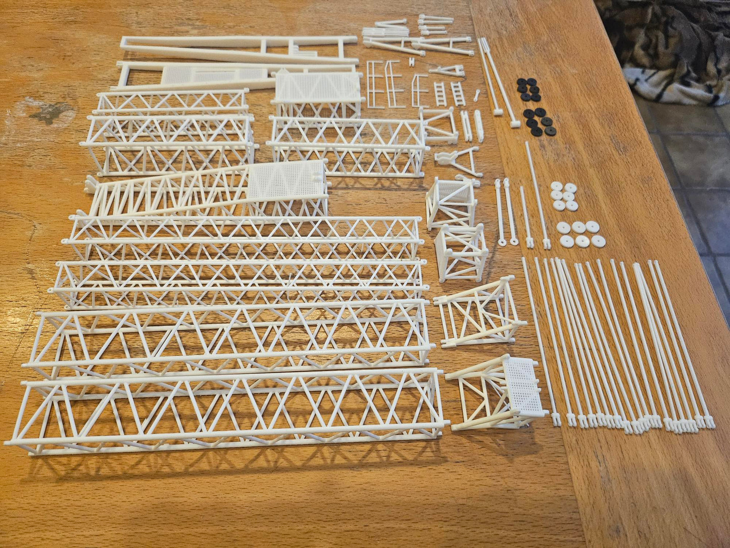 LTM 1350 verstellbarer Hilfsausleger Wippe (Ohne Lackierung)