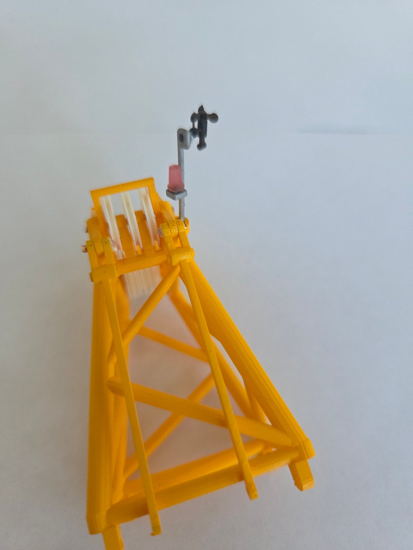 Windmesser Flugwarnleuchte mit Stiel